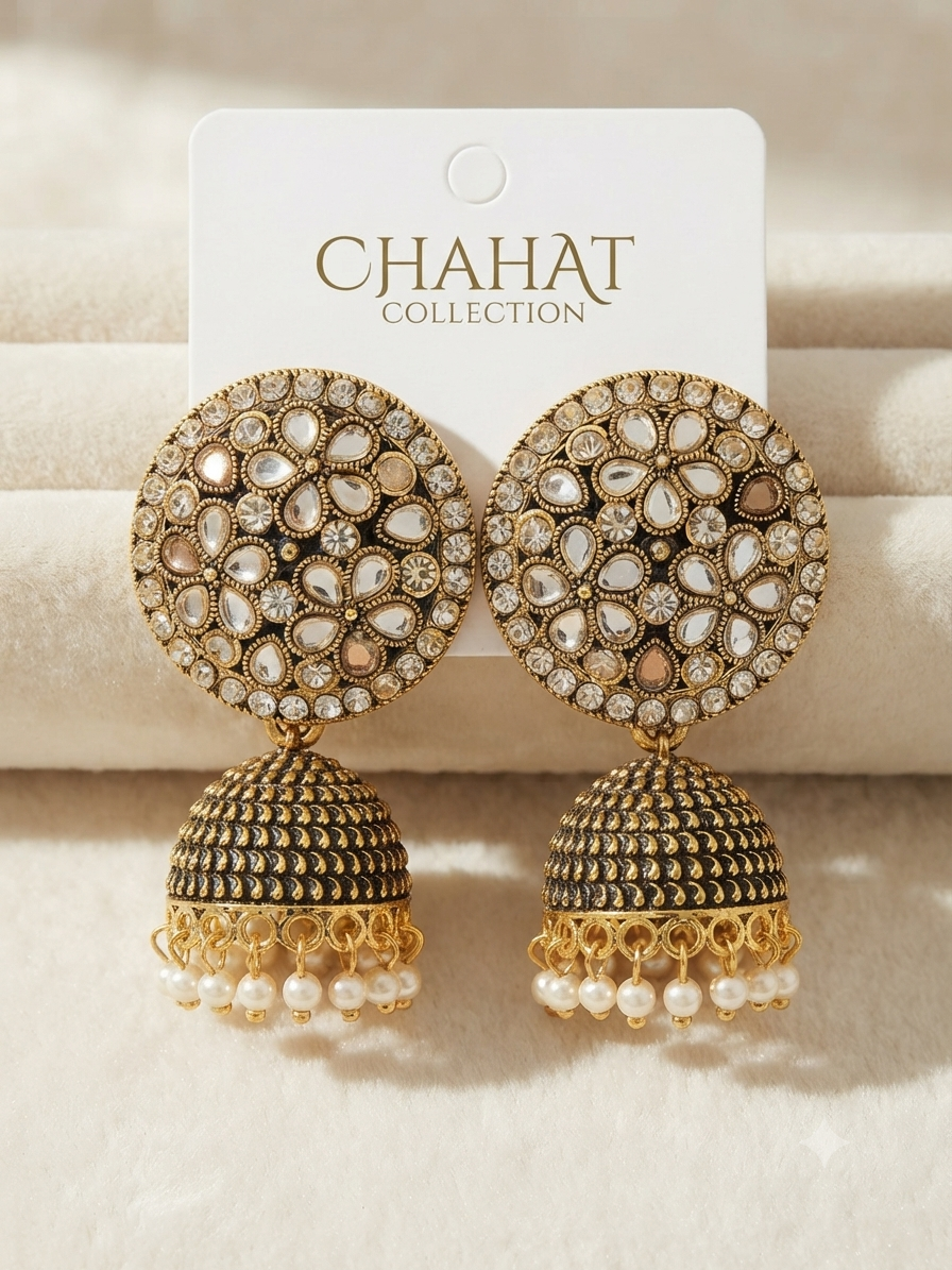 Statement Jhumkas & Dangle Earrings (Multiple Designs)