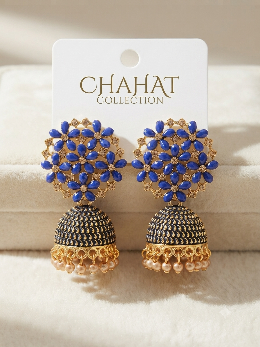 Statement Jhumkas & Dangle Earrings (Multiple Designs)