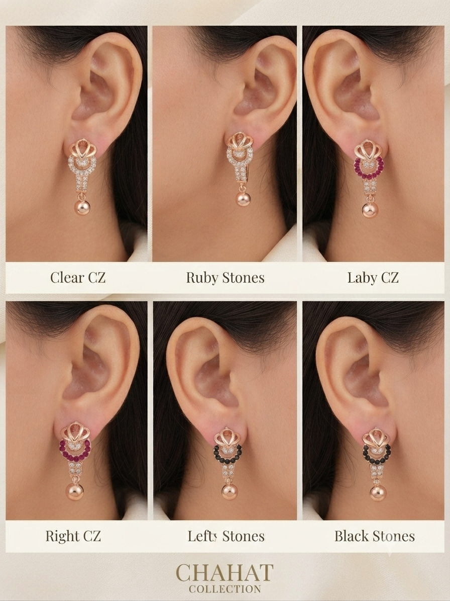 Premium Rose Gold Earring