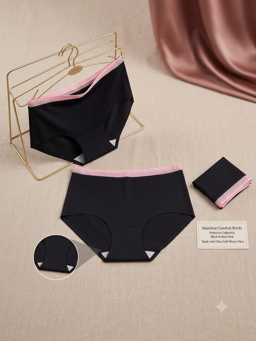 Women's High-Waisted Seamless Textured Briefs